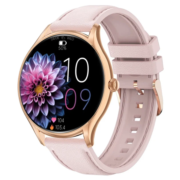 Розумний годинник Smart Milano Gold Rubber 69 г Метал Золотистий Рожевий AMOLED 466x466 - зображення 8