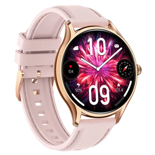 Розумний годинник Smart Milano Gold Rubber 69 г Метал Золотистий Рожевий AMOLED 466x466 - зображення 10