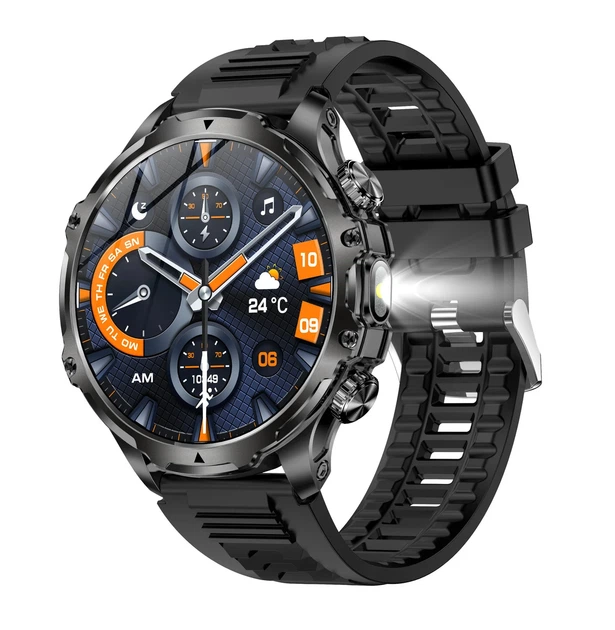 Умные часы Smart Turbo Power IPS 416x416 сенсорные сталь 24,8 см каучуковые черные - Фото 8 Умные часы Smart Turbo Power IPS 416x416 сенсорные сталь 24,8 см каучуковые черные - изображение 8