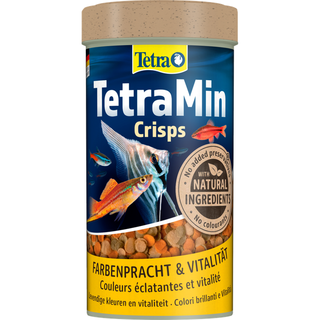 Корм Tetra Min Crisps для аквариумных рыбок, 55 г (чипсы) - Фото 1 Корм Tetra Min Crisps для аквариумных рыбок, 55 г (чипсы) - изображение 1