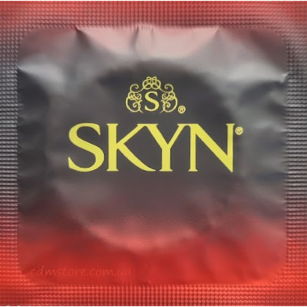 Безлатексний презерватив SKYN Intense Feel 1 шт з точковим рельєфом, матеріал SKYNFEEL, зі змазкою - зображення 7
