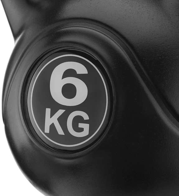 Гиря Gymtek Compact-Bell G-66557 6 кг Чорна (5907766665571) - Фото 4 Гиря Gymtek Compact-Bell G-66557 6 кг Чорна (5907766665571) - зображення 4