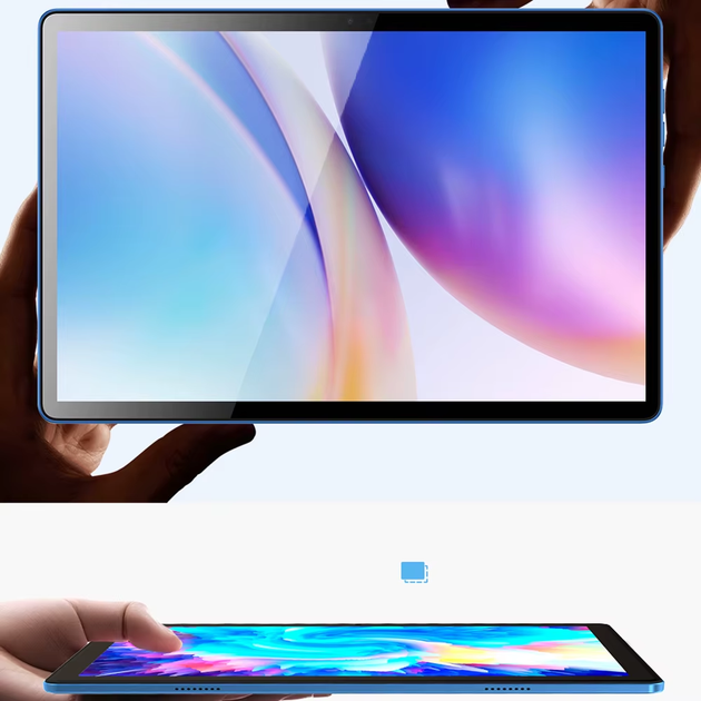 Планшет BDF Y7 8ГБ 256ГБ Android 13 (Версия с чехлом) Blue - изображение 4