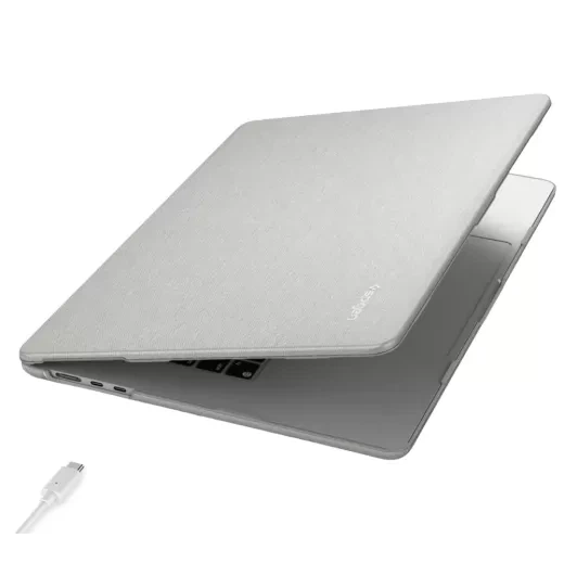 Чехол Spigen Urban Fit Heather Grey для MacBook Air 15.3” M5 | M4 | M3 | M2 (2026 | 2025 | 2024 | 2023) (ACS10975) - изображение 3