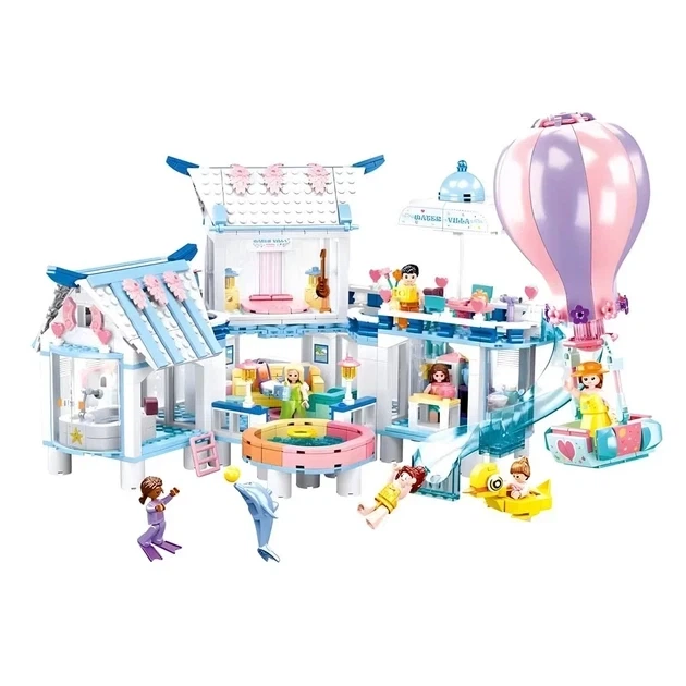 Конструктор SLUBAN Happy Diary Аквапарк M38-B0929 (938 деталей) - изображение 3