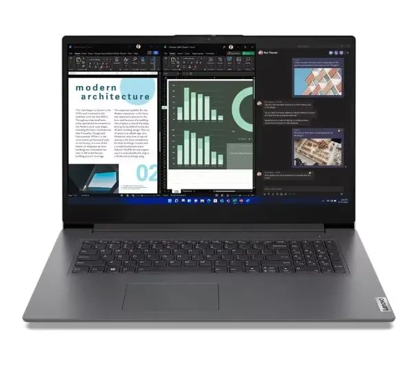 Ноутбук Ноутбук Lenovo V17 G4 IRU 17,3" i7-13620H 16GB RAM 512GB SSD Диск Win11 Pro Сірий - изображение 3