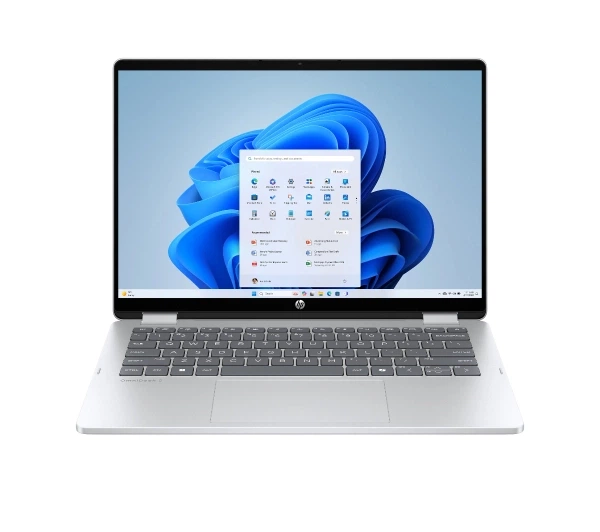 Ноутбук Ноутбук 2в1 HP OmniBook 5 Flip 14-fp0216nw OLED 14" Core 7 150U 16GB ОПЕРАТИВНОЇ ПАМ'ЯТІ 512GB SSD Диск Win11 Срібний Функції ШІ - Фото 1 Ноутбук Ноутбук 2в1 HP OmniBook 5 Flip 14-fp0216nw OLED 14" Core 7 150U 16GB ОПЕРАТИВНОЇ ПАМ'ЯТІ 512GB SSD Диск Win11 Срібний Функції ШІ - зображення 1