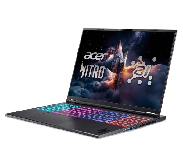 Ноутбук Ноутбук для ігор Acer Nitro 16S AI AN16S-61 16" 180Гц Ryzen AI 9 365 32ГБ ОПЕРАТИВНОЇ ПАМ'ЯТІ 1ТБ SSD Диск RTX5070Ti DLSS4 Win11 Pro Чорний Функції AI - Фото 2 Ноутбук Ноутбук для ігор Acer Nitro 16S AI AN16S-61 16" 180Гц Ryzen AI 9 365 32ГБ ОПЕРАТИВНОЇ ПАМ'ЯТІ 1ТБ SSD Диск RTX5070Ti DLSS4 Win11 Pro Чорний Функції AI - зображення 2