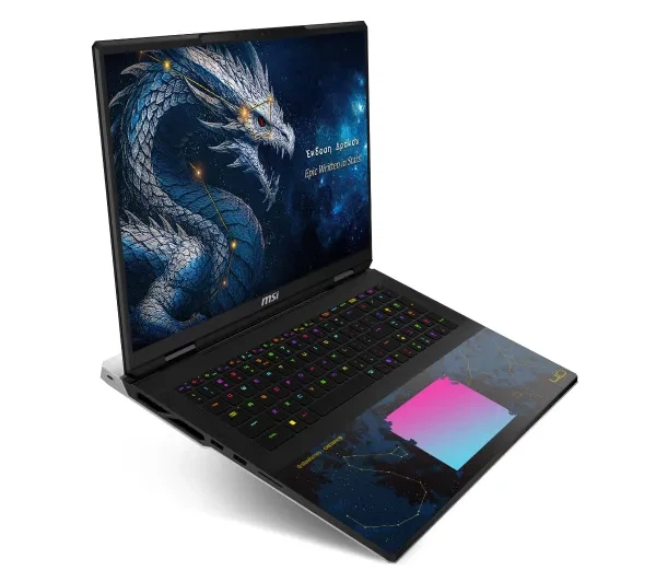 Ноутбук Ноутбук ігровий MSI Titan 18 HX Dragon Edition Draco Epic 18"240Hz Ultra 9 290HX 96GB RAM 4TB Диск SSD RTX5090 DLSS4 Win11 Pro Чорний AI - Фото 11 Ноутбук Ноутбук ігровий MSI Titan 18 HX Dragon Edition Draco Epic 18"240Hz Ultra 9 290HX 96GB RAM 4TB Диск SSD RTX5090 DLSS4 Win11 Pro Чорний AI - изображение 11