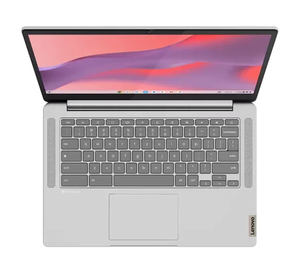 Ноутбук Ноутбук Chromebook Lenovo IP Slim 3 Chrome 14M868 14" Kompanio 520 8GB ОПЕРАТИВНОЇ ПАМ'ЯТІ 128GB Диск SSD ChromeOS Сірий - зображення 8