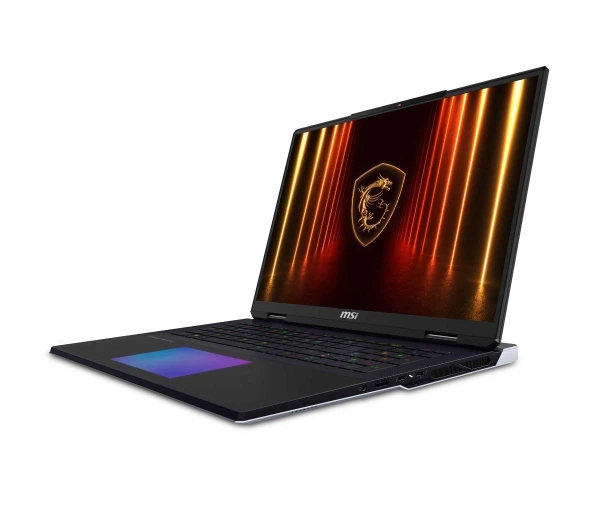 Ноутбук Ноутбук ігровий MSI Titan 18 HX AI A2XWIG-220PL 18" 120Гц Ultra 9 285HX 64ГБ ОПЕРАТИВНОЇ ПАМ'ЯТІ 6ТБ Диск SSD RTX5080 DLSS4 Win11 Pro Чорний+Комплект АКЦ AI - изображение 2