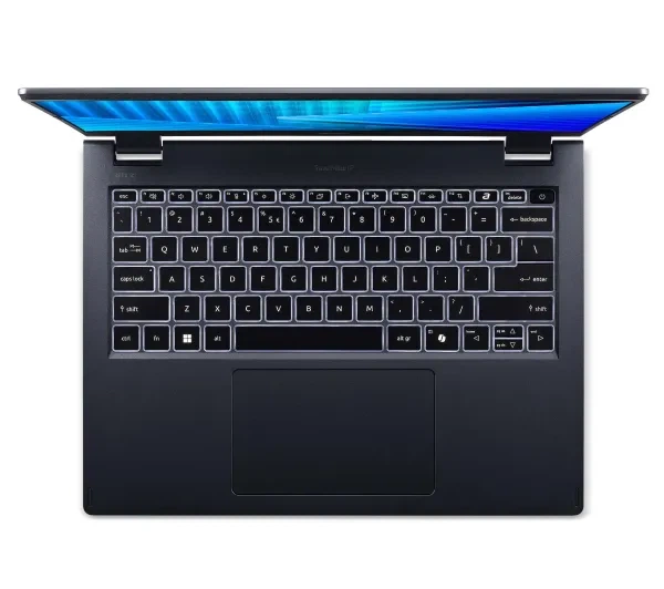 Ноутбук бізнесовий Acer TravelMate P4 14 TMP414-55-TCO 14" Ultra 5 225U 16GB ОПЕРАТИВНОЇ ПАМ'ЯТІ 512GB Диск SSD Win11 Pro Синій Функції ШІ - изображение 5