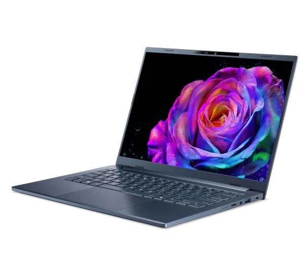 Ноутбук Acer Swift Go 14 AI SFG14-75 OLED 14" Core Ultra 9 288V 32GB оперативної пам'яті 1TB SSD Диск Win11 Синій Функції AI - Фото 3 Ноутбук Acer Swift Go 14 AI SFG14-75 OLED 14" Core Ultra 9 288V 32GB оперативної пам'яті 1TB SSD Диск Win11 Синій Функції AI - зображення 3