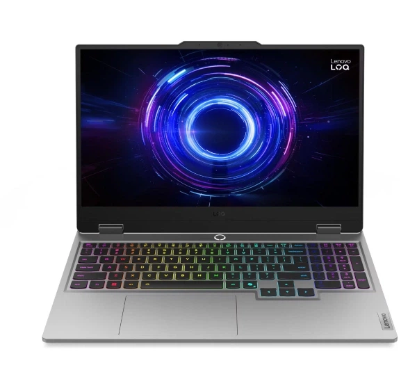 Ноутбук ігровий Lenovo LOQ 15IRX10 15,6" 144Гц i5-13450HX 16ГБ оперативної пам'яті 512ГБ Диск SSD RTX5060 Win11 Сірий Функції ШІ - Фото 1 Ноутбук ігровий Lenovo LOQ 15IRX10 15,6" 144Гц i5-13450HX 16ГБ оперативної пам'яті 512ГБ Диск SSD RTX5060 Win11 Сірий Функції ШІ - зображення 1