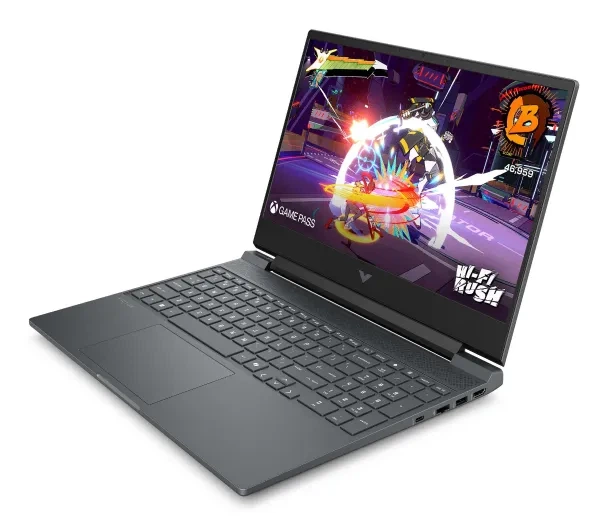 Ноутбук ігровий HP Victus 15-fa2036nw 15,6" 144Гц i7-13620H 16ГБ оперативної пам'яті 1ТБ Диск SSD RTX5060 DLSS4 Win11 Чорно-сріблястий - изображение 4
