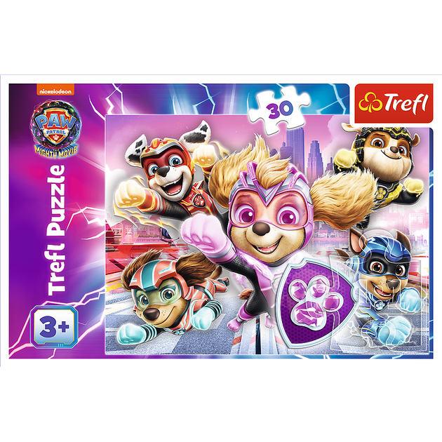 Puzzle Trefl Bohaterowie miasta Paw Patrol 30 elementów (5900511182989) - obraz 3