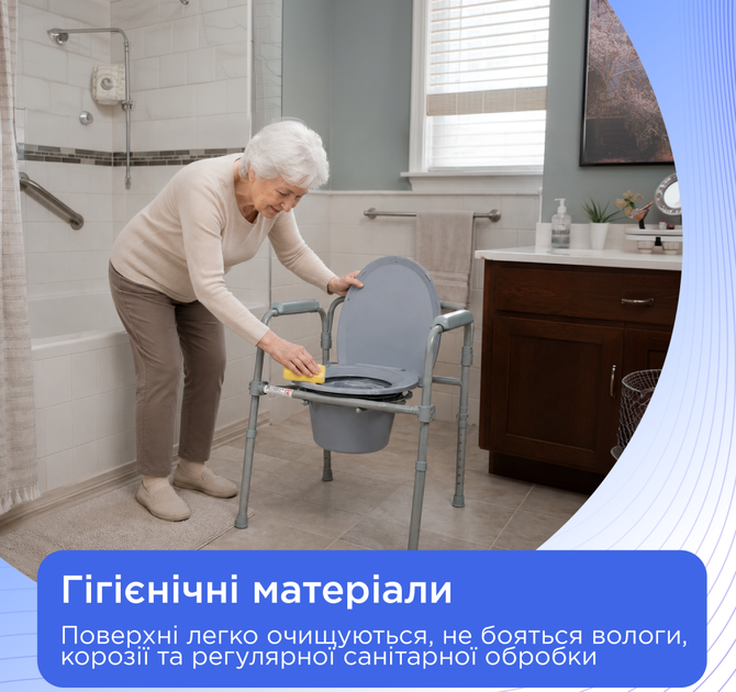 Стул туалетный Doctor Life складной премиум (10595A) - изображение 8