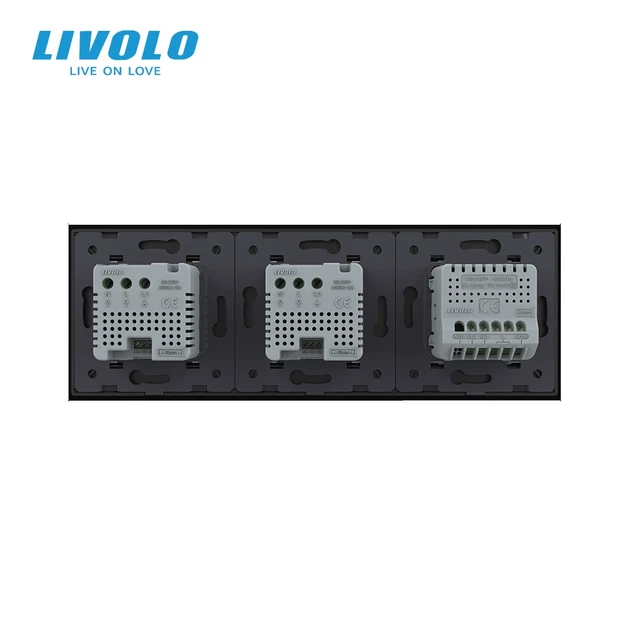 Умный терморегулятор LIVOLO с управлением с телефона электронный черный стекло - изображение 4