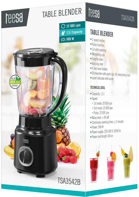 Blender Teesa TSA3542B - obraz 8