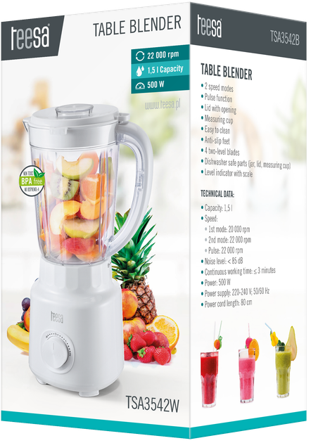 Blender Teesa TSA3542W - obraz 8