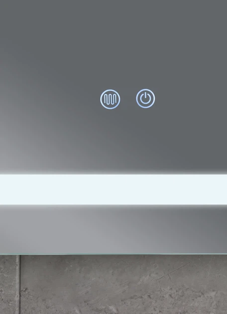 Зеркало MIXXUS STYLE MR13-70x50-REVERSE с LED Touch, Anti-fog, димером, рег. яркости (MI6665) - Фото 2 Зеркало MIXXUS STYLE MR13-70x50-REVERSE с LED Touch, Anti-fog, димером, рег. яркости (MI6665) - изображение 2