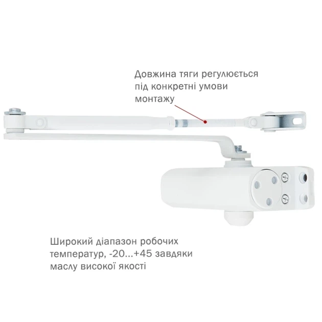Доводчик RYOBI *9900 9903 GLOSSY_WHITE - изображение 2