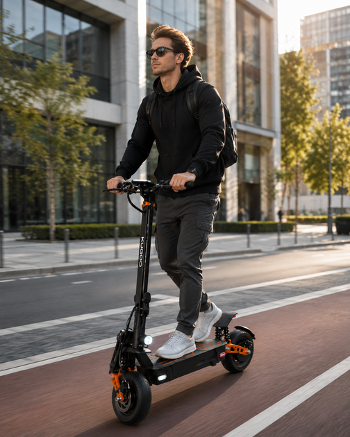 Электросамокат Kugoo Kirin G2 PRO 21 Ач, 1500 Вт / Электросамокат Kugoo 1500 Вт - Фото 3 Электросамокат Kugoo Kirin G2 PRO 21 Ач, 1500 Вт / Электросамокат Kugoo 1500 Вт - изображение 3