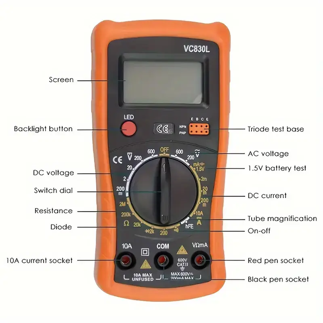 Набор для пайки в чехле с мультиметром Soldering kit - изображение 3