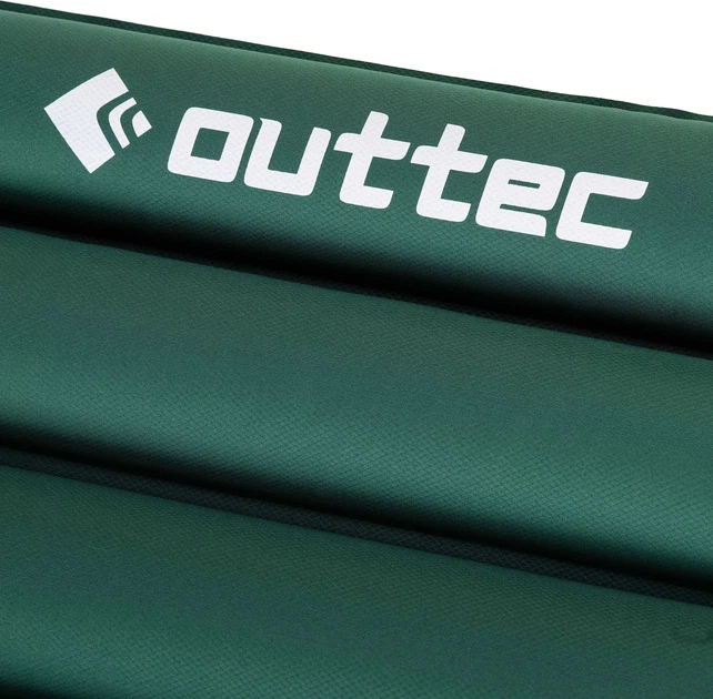 Надувний матрац для кемпінгу Outtec Air Compact O-42637 183.5 × 49.5 × 8.5 см Зелений (5905884426371) - зображення 8