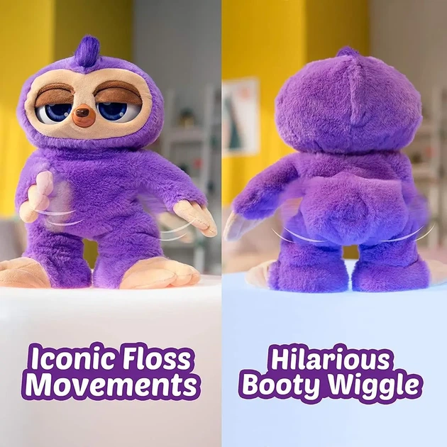Интерактивная игрушка Zuru Pets Alive Fifi the Flossing Sloth Ленивец-танцовщик - Фото 8 Интерактивная игрушка Zuru Pets Alive Fifi the Flossing Sloth Ленивец-танцовщик - изображение 8