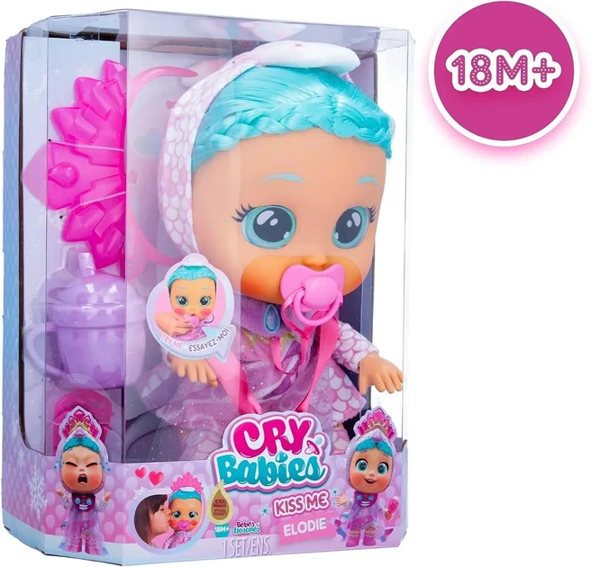 Интерактивная кукла Cry Babies Kiss Me Princess Elodie Плакса Принцесса Элоди - изображение 2
