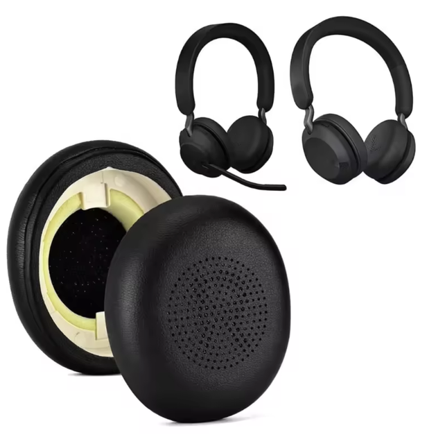 Амбушюры для наушников Jabra Evolve2 40 Series, Evolve2 65 Series, Elite 45h black черные - Фото 2 Амбушюры для наушников Jabra Evolve2 40 Series, Evolve2 65 Series, Elite 45h black черные - изображение 2