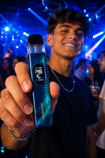 Pod-система Vaporesso XROS 6 Aurora Blue синий вейп 1800мАч электронная сигарета со сменным картриджем 3мл - изображение 3