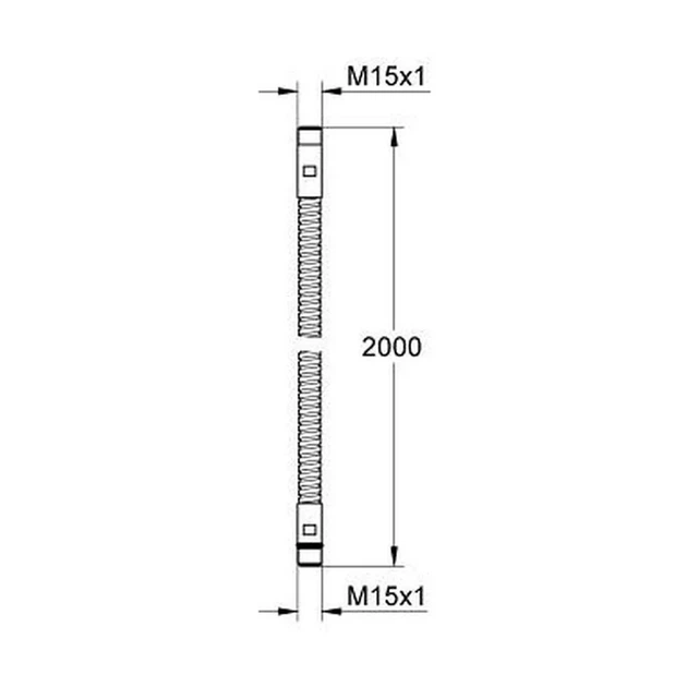 GROHE Шланг для душа, металевий 2000 мм Relexa (28146000) - изображение 2