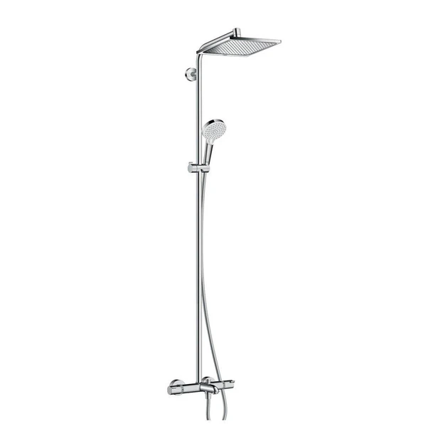 Hansgrohe Crometta E Showerpipe 240 Душова система для ванни, хром (27298000) - Фото 3 Hansgrohe Crometta E Showerpipe 240 Душова система для ванни, хром (27298000) - зображення 3