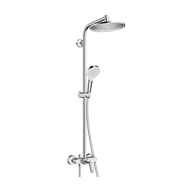 Hansgrohe Crometta S 240 Душова система, хром (27269000) - Фото 2 Hansgrohe Crometta S 240 Душова система, хром (27269000) - зображення 2