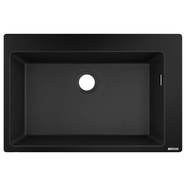 Hansgrohe S 51 Кухонная мойка, Graphite Black (43313170) - Фото 1 Hansgrohe S 51 Кухонная мойка, Graphite Black (43313170) - изображение 1