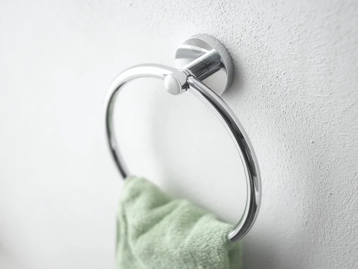 Кільце для рушника Grohe Bau Cosmopolitan Neutral (40460001) - Фото 2 Кільце для рушника Grohe Bau Cosmopolitan Neutral (40460001) - зображення 2