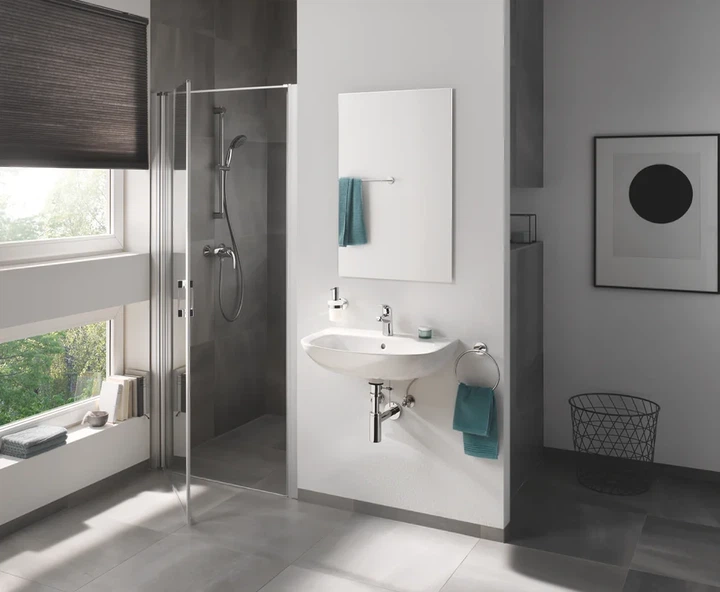 Кільце для рушника Grohe Bau Cosmopolitan Neutral (40460001) - Фото 9 Кільце для рушника Grohe Bau Cosmopolitan Neutral (40460001) - зображення 9