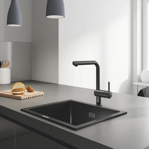 Grohe K700U Мойка кухонная, графит (31654AP0) - изображение 8