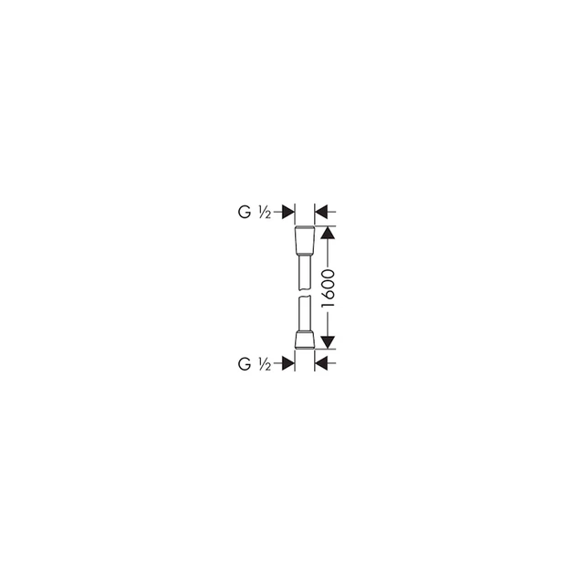 Шланг для душа Hansgrohe Isiflex 1.6 м (28276340) - изображение 4