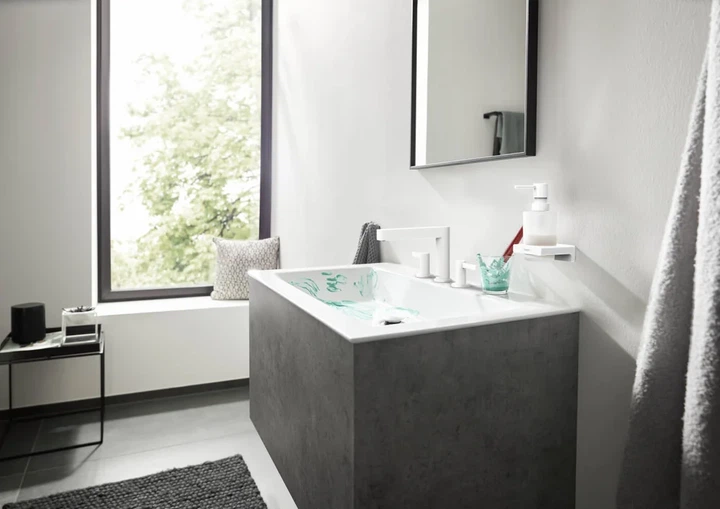Дозатор рідкого мила, підвісний Hansgrohe AddStoris, Matt White (41745700) - зображення 2