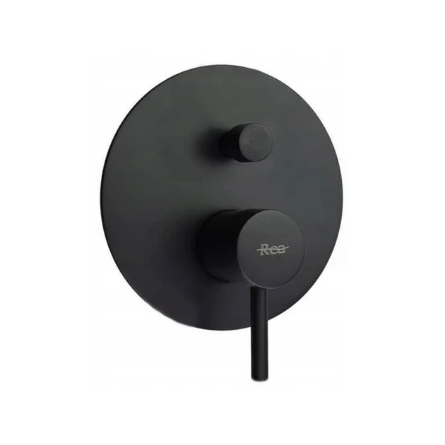 Душевая система REA LUNGO BLACK с изливом + BOX скрытого монтажа - Фото 4 Душевая система REA LUNGO BLACK с изливом + BOX скрытого монтажа - изображение 4