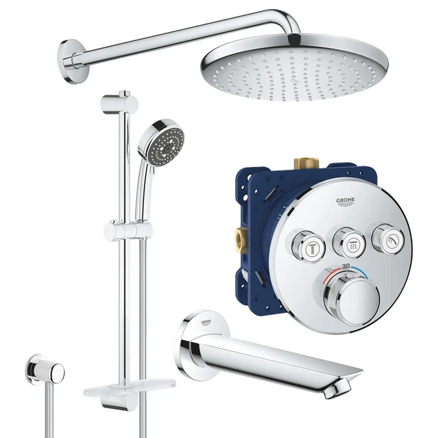 Grohe SmartControl Душевая система 3в1, хром (UA202801R3) - Фото 1 Grohe SmartControl Душевая система 3в1, хром (UA202801R3) - изображение 1