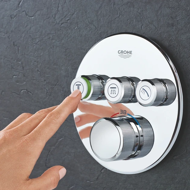 Grohe SmartControl Душевая система 3в1, хром (UA202801R3) - Фото 8 Grohe SmartControl Душевая система 3в1, хром (UA202801R3) - изображение 8