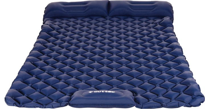 Надувний матрац для кемпінгу Outtec Nylon O-42641 205 x 120 x 15 см двомісний Синій (5905884426418) - зображення 2
