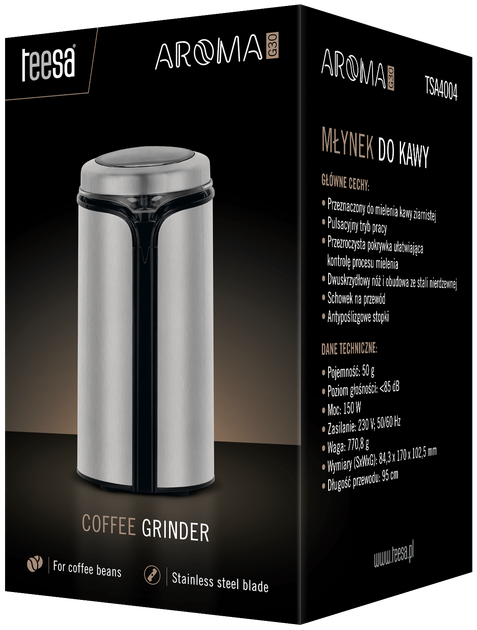 Кавомолка Teesa Aroma G30 (TSA4004) - зображення 4