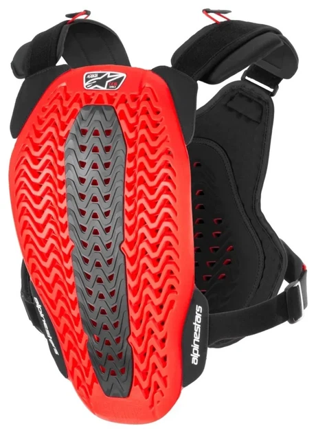 Захист тіла Alpinestars A-5 PLASMA CHEST PROTECTOR BLACK RED WHITE, M/L (6700825-132-ML) - изображение 2