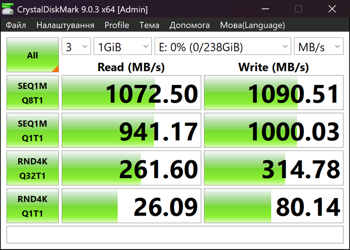 Внешний SSD M.2 ORICO 250 ГБ USB 3.2 Gen 2 Type-A/Type-C в силиконовом чехле - изображение 5