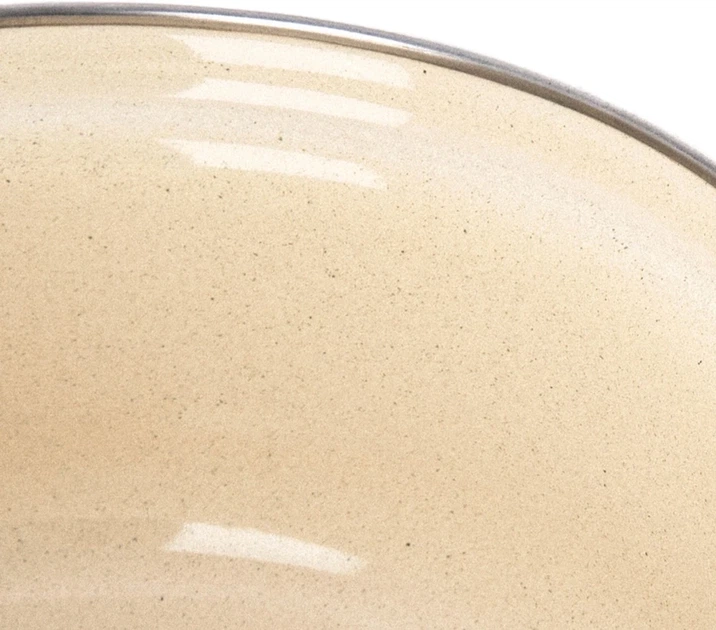 Garnek emaliowany Orion Brown Brązowy 2.2  l (8592381218522) - obraz 3